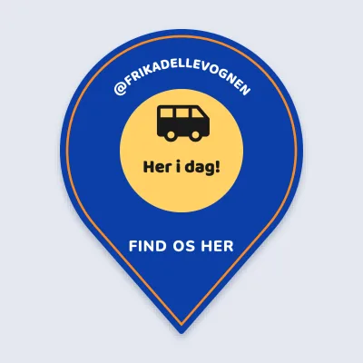 Her i dag-nålen