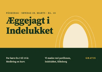 Æggejagt — ægget står op