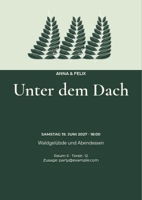 Unter dem Baldachin
