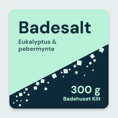 Badesalt på skrå