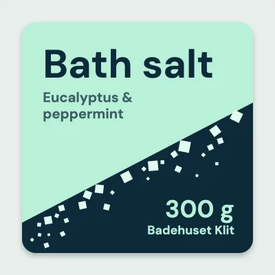 Bath salt on a slant
