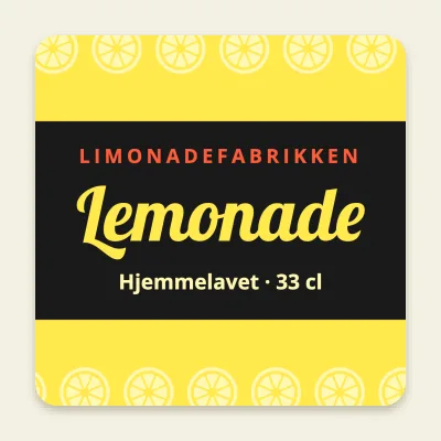 Lemonade med citronskiver