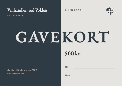 Julegavekort — vinhandel