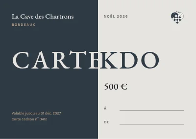 Carte cadeau de Noël — caviste