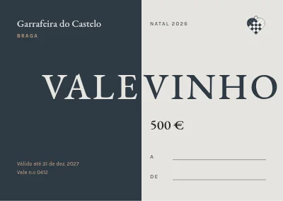 Cartão-presente de Natal — garrafeira
