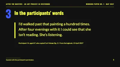 Page 5 of Art project — After the masters