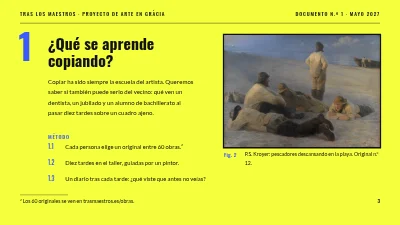 Página 3 de Proyecto artístico — Después de los maestros