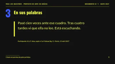 Página 5 de Proyecto artístico — Después de los maestros