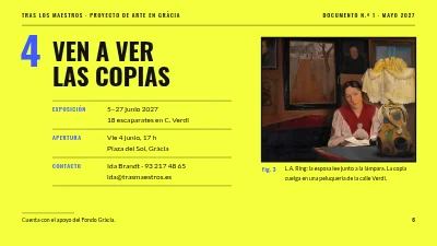 Página 6 de Proyecto artístico — Después de los maestros