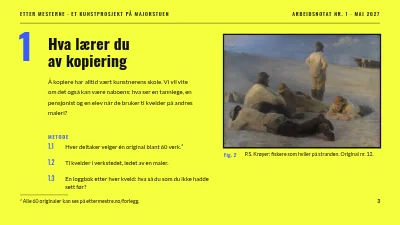 Side 3 av Kunstprosjekt — Etter mesterne