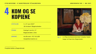 Side 6 av Kunstprosjekt — Etter mesterne