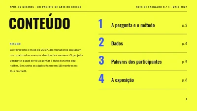 Página 2 de Projeto artístico — Depois dos mestres