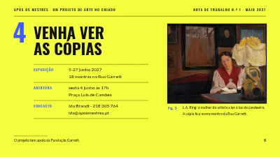 Página 6 de Projeto artístico — Depois dos mestres