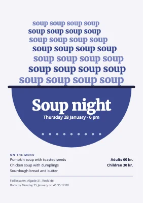 Soup night — community supper