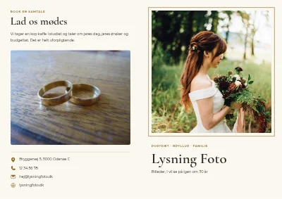 Fotograf: portræt og bryllup