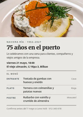Cena de aniversario de la empresa — Esbjerg