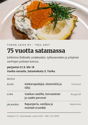 Yrityksen vuosijuhlaillallinen — Esbjerg