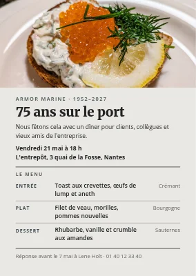 Dîner anniversaire de l'entreprise — Esbjerg