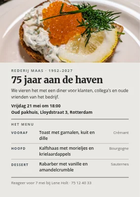 Bedrijfsjubileumdiner — Esbjerg
