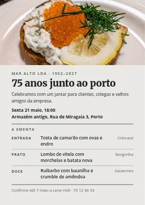 Jantar de aniversário da empresa — Esbjerg
