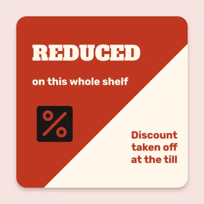 Reduced, split on the diagonal