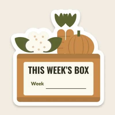 This week’s veg box
