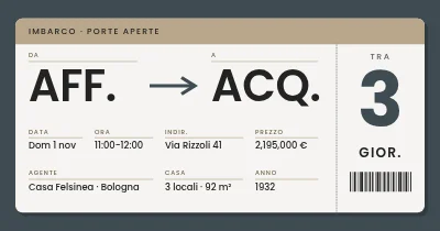Agente immobiliare — conto alla rovescia per l’open house