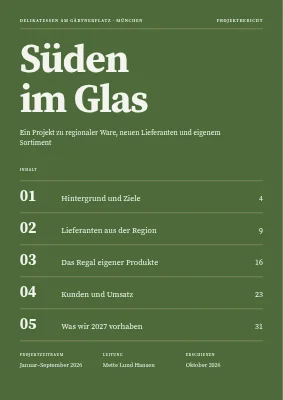 Projektbericht — Feinkostladen