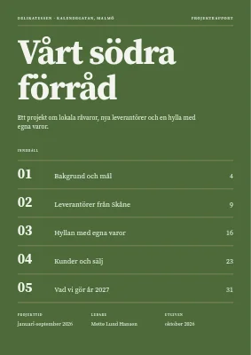 Projektrapport — delikatessbutik