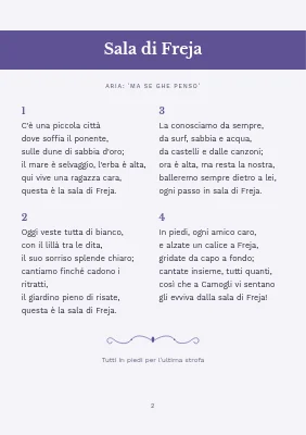 Pagina 2 di Libretto dei canti per la cresima — fascia lilla e viola