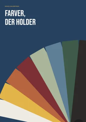 Brochure og farvekort for malerfirma – 8 sider