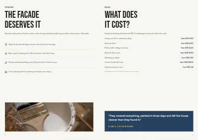 Sidorna 6–7 av Brochure and colour card for a painting firm – 8 pages