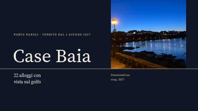 Presentazione immobiliare — appartamenti