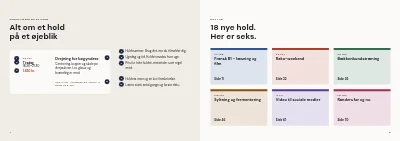 Side 4–5 af Kursuskatalog for aftenskole – 96 sider