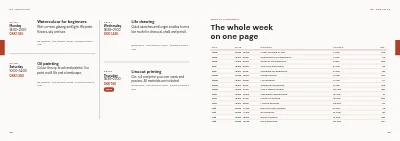 الصفحات 28–29 من Course catalogue for an evening school – 96 pages