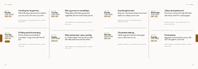 الصفحات 46–47 من Course catalogue for an evening school – 96 pages