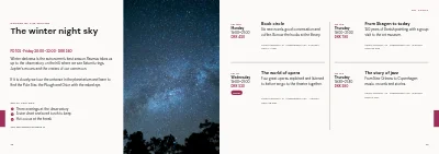 الصفحات 72–73 من Course catalogue for an evening school – 96 pages