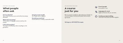 الصفحات 88–89 من Course catalogue for an evening school – 96 pages