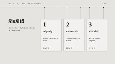 Sivu 2 – Museonäyttely — pohjoismaista maalaustaidetta