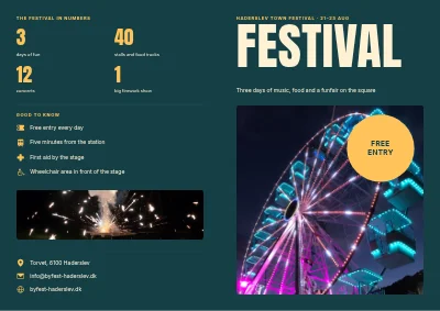 Town festival: programme