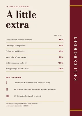 Page 2 of Catering — menus for parties