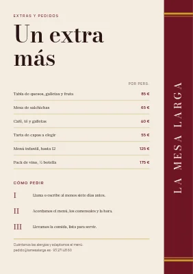 Página 2 de Catering — menús para fiestas