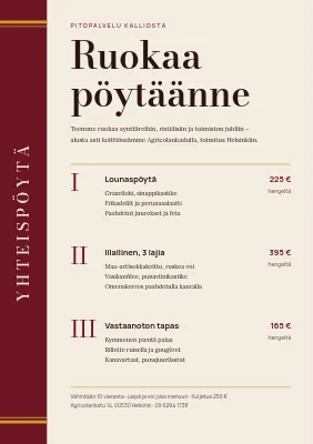 Sivu 1 – Pitopalvelu — juhlien menut