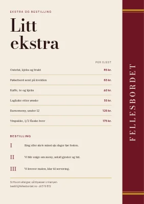 Side 2 av Catering — menyer til selskaper