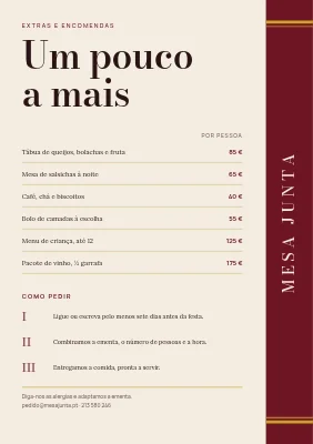Página 2 de Catering — menus para festas