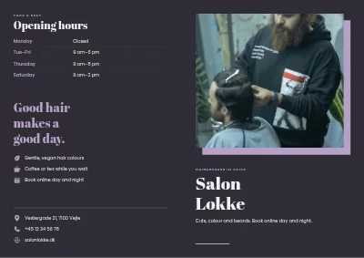 Hair salon