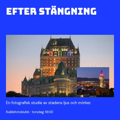 Efter stängning · elektrisk studio
