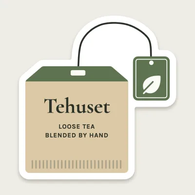 The tea bag on a string