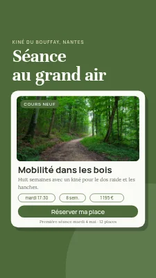 Kinésithérapie — lancement d'un nouveau cours