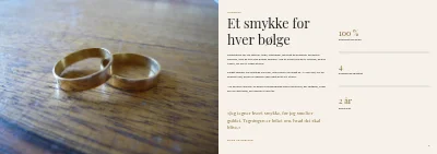 Side 4–5 af Kollektionskatalog for smykkedesigner – 16 sider
